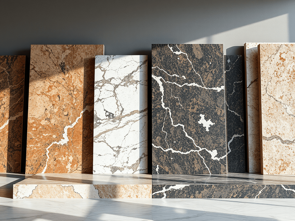 Ilustrasi koleksi granit