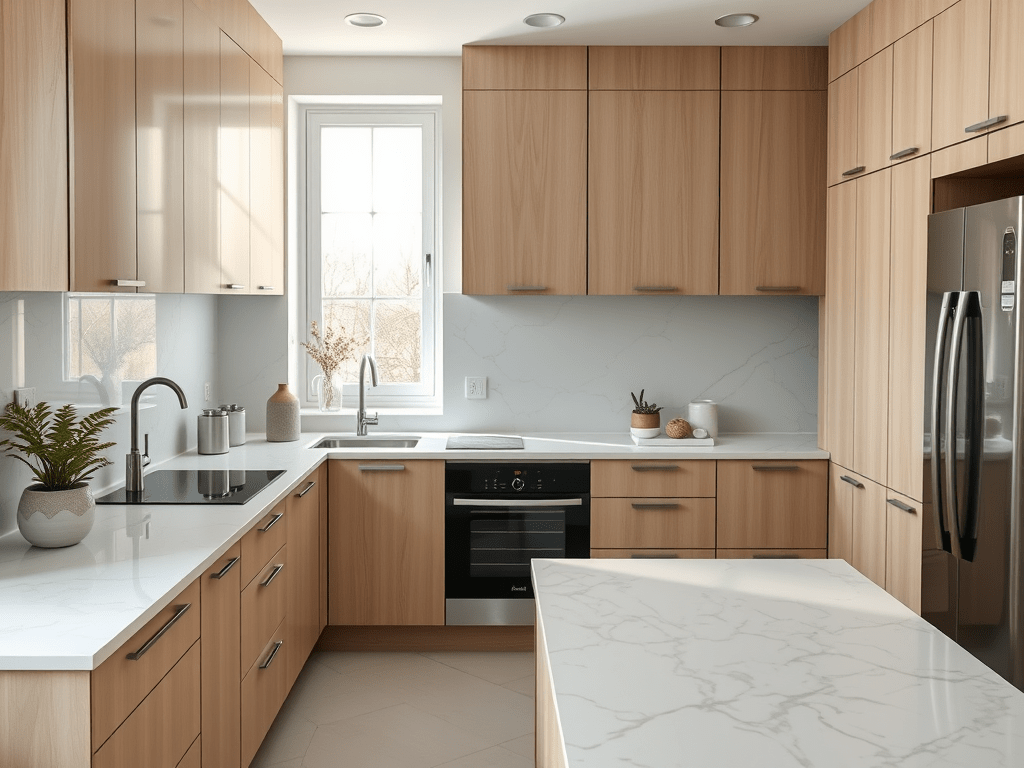 Marmer, Granit dan Quadra. Material Apa Yang Lebih Cocok untuk Countertop&nbsp;Dapur?